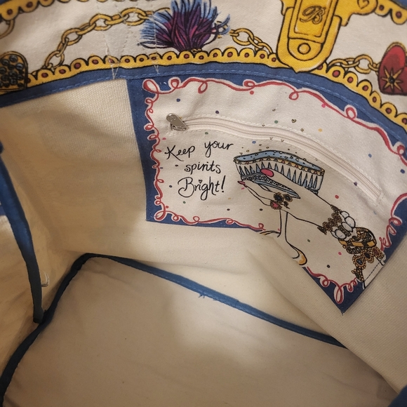 Brighton Colorful Glittering Heart Tote Bag New with Tags - Picture 11 of 16